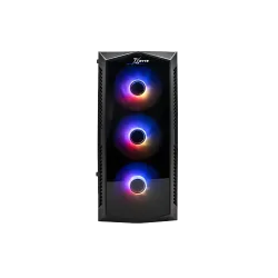 Case p pc xbyte xb-c320 pc-550w atx 4 fan argb black vidrio templado
